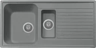Zlewozmywaki - Zlew PLADOS ATLANTIC 99.15 TITANIUM METAL (szary metalik 42) (PL099142) - miniaturka - grafika 1