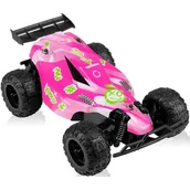 Zabawki zdalnie sterowane - AUTO RC SAMOCHÓD ZDALNIE STEROWANY RÓŻOWY FIOLETOWY DZIEWCZYNKI PREZENT OBUDOWA x2 - miniaturka - grafika 1