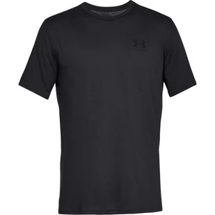 Koszulka męska Under Armour CZARNA Left Chest Short Sleeve Shirt - Koszulki męskie - miniaturka - grafika 3