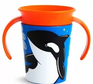 Kubki dla dzieci - Kubek 360 Eco Wildlove Treningowy z Uchwytami Orka 177Ml 6M+ Munchkin - miniaturka - grafika 1