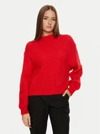 Swetry damskie - American Vintage Sweter East EAST18QH24 Pomarańczowy Loose Fit - miniaturka - grafika 1