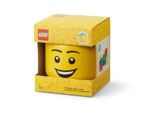 LEGO 40320810 Pudełko Głowa Duża Chłopiec z Uśmiechem - Klocki - miniaturka - grafika 1