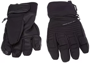 Rękawiczki - 4F Męskie rękawiczki narciarskie REM003 dżinsy, DEEP czarne, L, głęboka czerń, L - grafika 1
