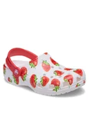 Buty dla dziewczynek - Crocs Klapki Kids’ Classic Fresh Fruits Clog 211020 Biały - miniaturka - grafika 1