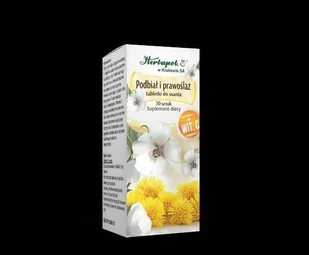 HERBAPOL KRAKÓW Herbapol Podbiał i Prawoślaz 30 tab. HER167 - Suplementy naturalne - miniaturka - grafika 1