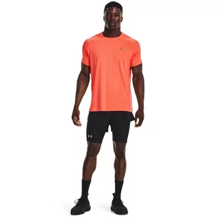 Spodnie sportowe męskie - Męskie spodenki treningowe Under Armour UA SmartForm Rush 2/1 Shorts - czarne - UNDER ARMOUR - grafika 1