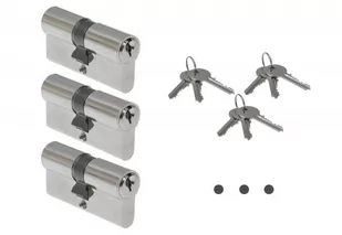 Wkładka ABUS E45N 35/35 nikiel KA01 w systemie jednego klucza ,(3 klucze do każdej wkładki) - Zamki i wkładki - miniaturka - grafika 1