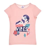 Koszulki dla dziewczynek - Koszulka dziewczęca My Little Pony bawełniana różowa-98 - miniaturka - grafika 1