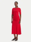 Sukienki - Tommy Hilfiger Sukienka koktajlowa Festive WW0WW47872 Czerwony Slim Fit - miniaturka - grafika 1