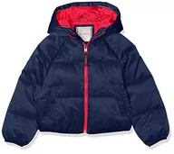 Kurtki i płaszcze dla dziewczynek - Tommy Hilfiger Dziewczęca kurtka Recycled Short Puffer, niebieski (Black Iris 002), 92 cm - miniaturka - grafika 1