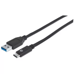 Manhattan Kabel USB USB Kabel 3.1 C - A St/Bu 1.00m schwarz - 353373 - Kable USB - miniaturka - grafika 3