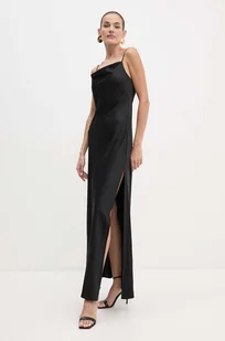 Patrizia Pepe sukienka kolor czarny maxi prosta 8A1381 A051 - Sukienki - miniaturka - grafika 1