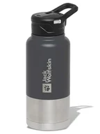 Sztućce dla dzieci - Jack Wolfskin Butelka termiczna "Saima" w kolorze antracytowym - 850 ml - miniaturka - grafika 1