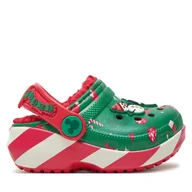 Buty dla chłopców - Klapki Crocs Classic Mickey Xmass Lined Clog T 210815 Zielony - miniaturka - grafika 1