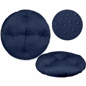 Poduszki na krzesła - Domarex Siedzisko XXL Oxford Brasil wodoodporne ciemnoniebieski, 65 cm - miniaturka - grafika 1