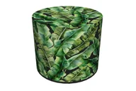 Pufy i podnóżki - Puf KONSIMO Rasil, ciemnozielony, 40x40x40 cm - miniaturka - grafika 1
