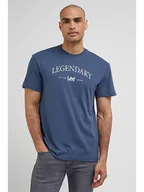 Koszulki męskie - Lee Koszulka w kolorze niebieskim - miniaturka - grafika 1