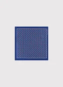 Dodatki do ubrań - Granatowa poszetka męska mikrowzór - miniaturka - grafika 1