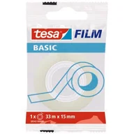 Taśmy klejące - Taśma biurowa tesafilm BASIC 33 m x 15 mm Tesa - miniaturka - grafika 1