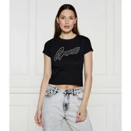 Koszulki i topy damskie - GUESS T-shirt Cropped Fit - miniaturka - grafika 1