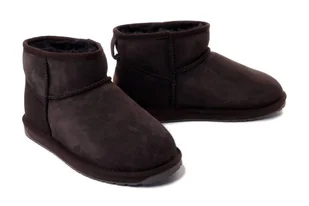 EMU AUSTRALIA W10937 Stinger Micro chocolate, botki damskie - Emu Australia - Botki damskie - miniaturka - grafika 1