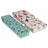 Opakowania i torebki na prezenty - Bn-Zestaw 3 Szt. Świątecznych Pudełek Incood - miniaturka - grafika 1