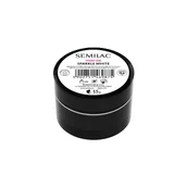 Żele do paznokci - Semilac Thixo Gel Żel Budujący Sparkle White - miniaturka - grafika 1