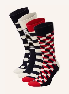 Happy Socks Skarpety Classic Navy, 4 Pary, Z Pudełkiem Prezentowym blau - Skarpetki damskie - miniaturka - grafika 1