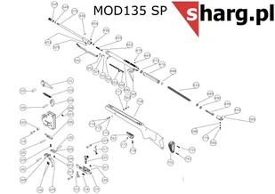 Śruba kontrująca mocująca osadę do Hatsan MOD 55S-155, Dominator 200, Proxima (774) - Osprzęt do wiatrówek - miniaturka - grafika 23