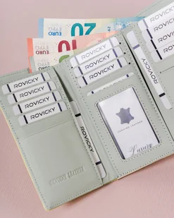 skóra naturalna + Damski portfel ze skóry ekologicznej Cavaldi PX23-DNM - Portfele - miniaturka - grafika 7