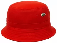 Czapki damskie - Lacoste RK2056 Czapka z daszkiem, czerwona, L Unisex, Czerwona, L - miniaturka - grafika 1