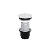 Korki do umywalek - Excellent Korek klik-klak umywalkowo-bidetowy czarny mat, biały mat - miniaturka - grafika 1