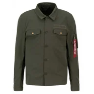 Odzież taktyczna i umundurowanie - Koszula wierzchnia Alpha Industries Overshirt 108123 142 - Ciemnooliwkowa RATY 0% | PayPo | GRATIS WYSYŁKA | ZWROT DO 100 DNI - miniaturka - grafika 1