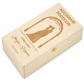 Zestawy do wina - Skrzynka jasna XL na wino z grawerem dla rodziców jako podziękowanie - miniaturka - grafika 1