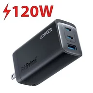 Ładowarki do telefonów - Ładowarka sieciowa ANKER 737 GaNPrime A2148312 120 W Czarny - miniaturka - grafika 1