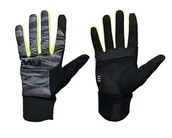 Rękawiczki rowerowe - Męskie rękawice rowerowe NorthWave Fast Gel Glove Anthra/Yellow Fluo S - miniaturka - grafika 1