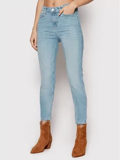 Spodnie damskie - Guess Jeansy 1981 W1YA46 D4GV3 Niebieski Skinny Fit - grafika 1