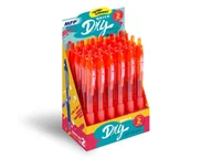Długopisy - Display Długopis żelowy QUICK DRY czerwony 24 szt. 6001157 - MFP - miniaturka - grafika 1