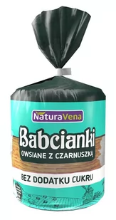 NaturaVena Babcianki owsiane z czarnuszką bez dodatku cukru 100 g - Ciastka - miniaturka - grafika 1