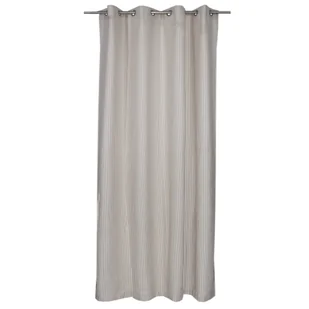 Zasłona Benisa Prążek beżowo-biała 140 x 280 cm na przelotkach Inspire - Firany - miniaturka - grafika 1