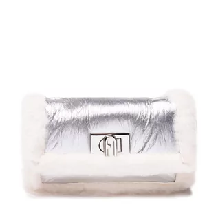 Torebki damskie - Furla Saszetka nerka 1927 WE00015-BX0413-0933S-1-003-20-CN-E White Cotton/Color Silver - grafika 1