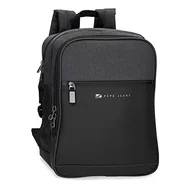 Plecaki - Pepe Jeans Jarvis torebka czarna 25 x 16 x 1 cm poliester, czarny, Taille unique, Plecak 15,6 sztuk - miniaturka - grafika 1