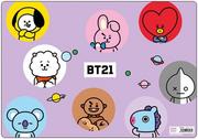 Podkładki na biurko - LINE FRIENDS BT21 - Podkładka na biurko (49.5x34.5 cm) - miniaturka - grafika 1