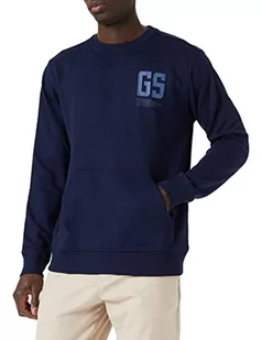 G-STAR RAW Męska bluza z dzianiny w kolorze czarnym, niebieski (Warm Sartho A613-c423), XS - Bluzy męskie - miniaturka - grafika 1