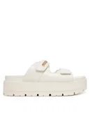 Klapki i japonki damskie - Guess Klapki FLJFAX ELE03 Écru - miniaturka - grafika 1