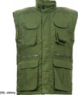 Odzież robocza - CERVA DAVIDA - wodoodporna, ocieplana kamizelka z wysokim kołnierzem - niebieski 3XL - miniaturka - grafika 1