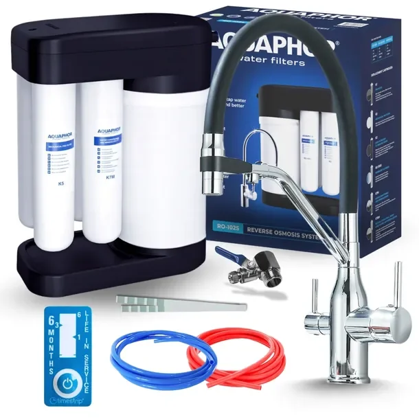 Filtr Do Wody Pitnej Odwrócona Osmoza Aquaphor Morion I Kran Trójdrożny Pzh