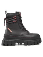 Botki damskie - Palladium Trapery Revolt Boot Lth 97240-010-M Czarny - miniaturka - grafika 1