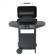 Grille gazowe - ACTIVA GRILL GAZOWY 5,4 KW 50X32CM CZARNY 2 PALNIKI - miniaturka - grafika 1
