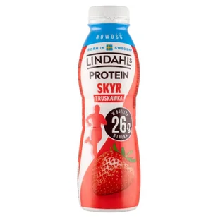Lindahls Protein Jogurt pitny skyr truskawka 350 g - Kefiry, jogurty, maślanki - miniaturka - grafika 1